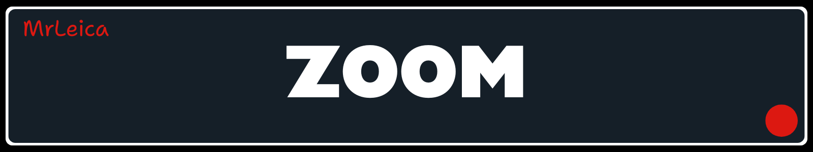 BUTTON - ZOOM